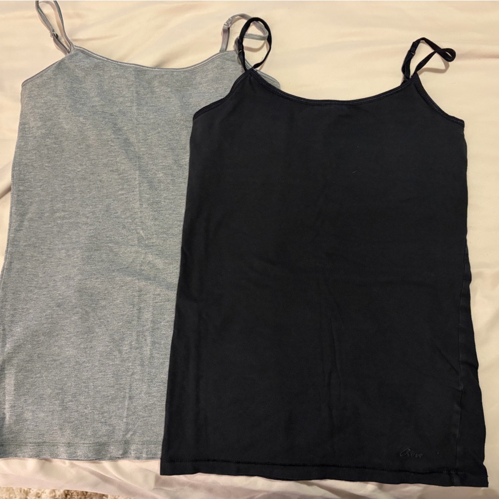 Aeropostale Navy Blue & Gray Cami Set